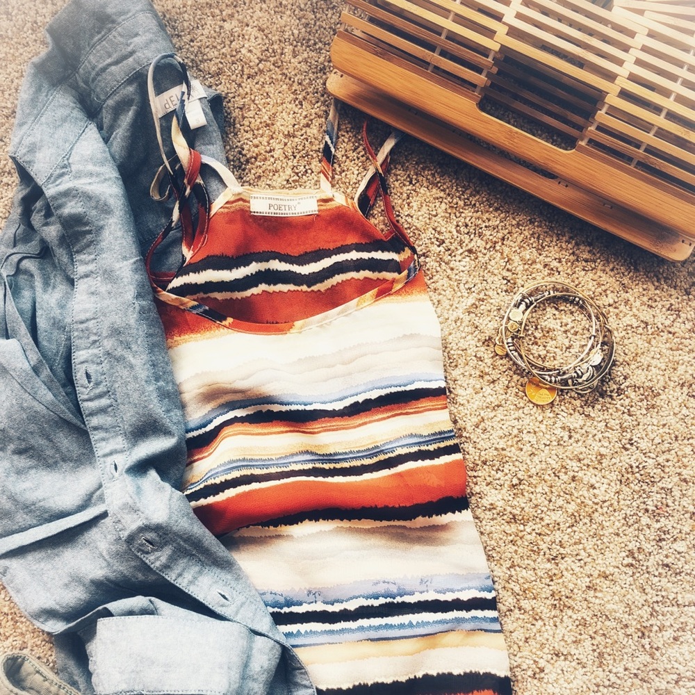 Chiffon Pattern Tank